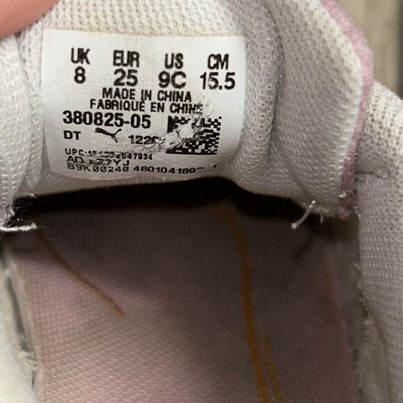 Puma Pink Lady Girls Kids Youth US Size 9C Sneakers Casual Shoes 380825-05 - Picture 11 of 11